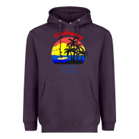 Plum weekapaug, rhode island sunset Heavyweight Hoodie - artisFamous