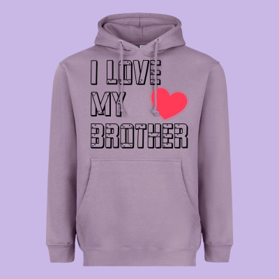 I Love My Brother, Brothers Day , Brother Sister  Love Heavyweight Hoodie Designed By Artisfamous