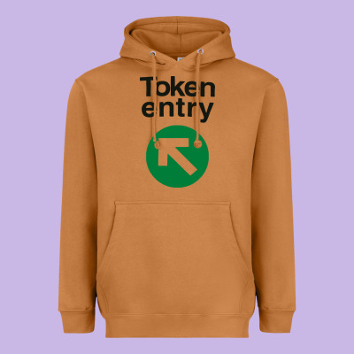 Token Entry Heavyweight Hoodie Designed By Artisfamous