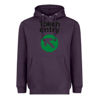 Plum token entry Heavyweight Hoodie - artisFamous