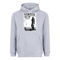 Heather Grey alanis morissette, world tour Heavyweight Hoodie - artisFamous