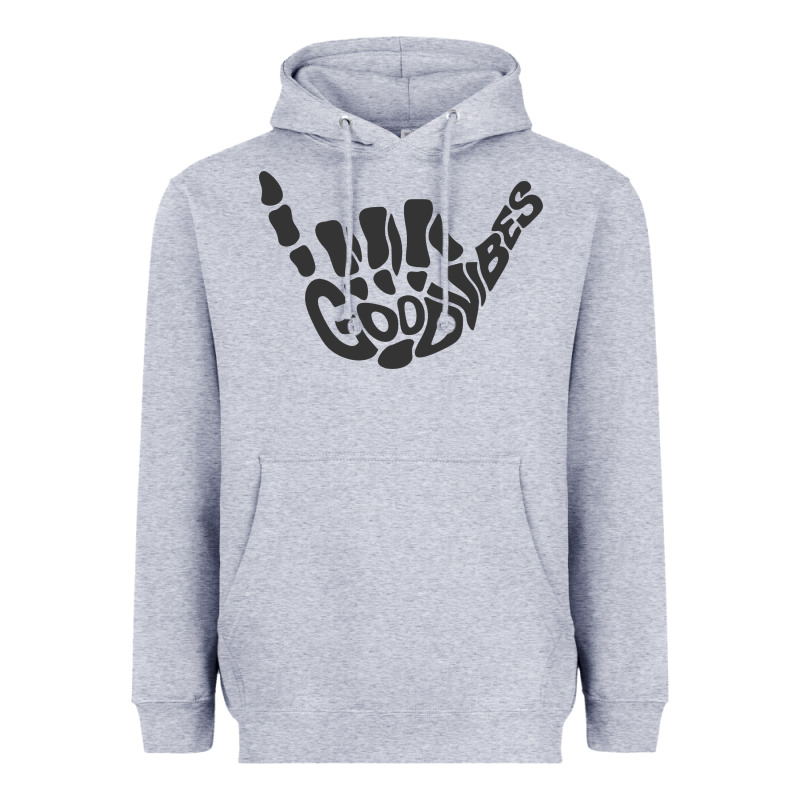 Goodvibes Shaka Heavyweight Hoodie by artisFamous | Teevron