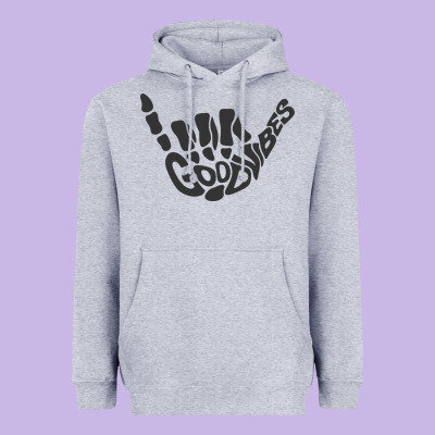 Goodvibes Shaka Heavyweight Hoodie Designed By Artisfamous