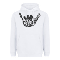 White goodvibes shaka Heavyweight Hoodie - artisFamous