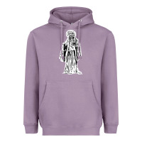 Lavender santa muerte blanca Heavyweight Hoodie - artisFamous