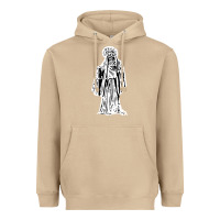 Mushroom santa muerte blanca Heavyweight Hoodie - artisFamous