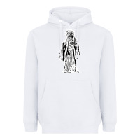 White santa muerte blanca Heavyweight Hoodie - artisFamous