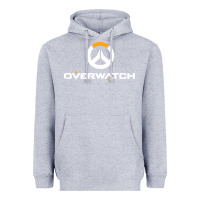 Heather Grey overwatch Heavyweight Hoodie - artisFamous