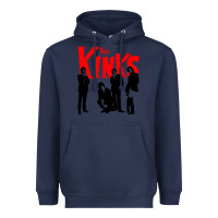 Navy The Kinks Heavyweight Hoodie - artisFamous