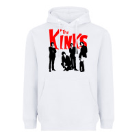 White The Kinks Heavyweight Hoodie - artisFamous