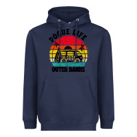 Navy car pogue life outer banks Heavyweight Hoodie - artisFamous