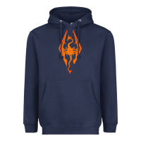 Navy skyrim elder scrolls oblivion Heavyweight Hoodie - artisFamous