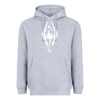 Heather Grey skyrim elder Heavyweight Hoodie - artisFamous