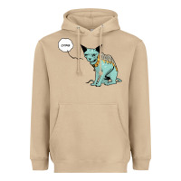 Mushroom lying cat Heavyweight Hoodie - artisFamous