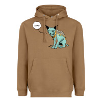 Toasted Coconut lying cat Heavyweight Hoodie - artisFamous
