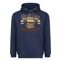 Navy mutton lettuce and tomato Heavyweight Hoodie - artisFamous