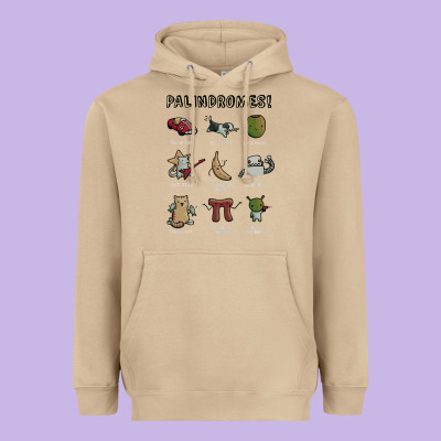 Palindromes! Heavyweight Hoodie Designed By Artisfamous