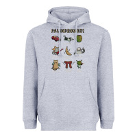 Heather Grey palindromes! Heavyweight Hoodie - artisFamous