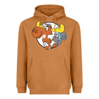 Meerkat Vintage Rocky And Bullwinkle Heavyweight Hoodie - artisFamous