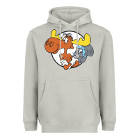 Moon Dust Vintage Rocky And Bullwinkle Heavyweight Hoodie - artisFamous