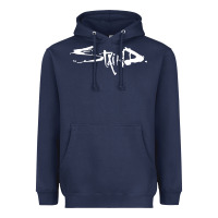 Navy staind new Heavyweight Hoodie - artisFamous