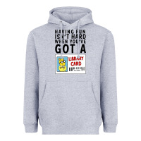 Heather Grey arthur library card classic rachelrae09 Heavyweight Hoodie - artisFamous