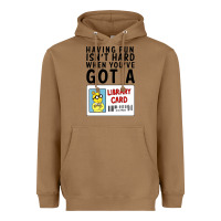 Toasted Coconut arthur library card classic rachelrae09 Heavyweight Hoodie - artisFamous