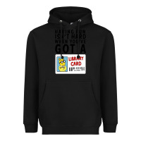 Black arthur library card classic rachelrae09 Heavyweight Hoodie - artisFamous