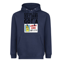 Navy arthur library card classic rachelrae09 Heavyweight Hoodie - artisFamous