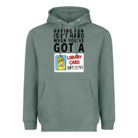 Sage arthur library card classic rachelrae09 Heavyweight Hoodie - artisFamous