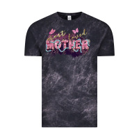 Cloud Black Most loved mother Mother's Day Vintage Tee - FaDigitalArtStudio