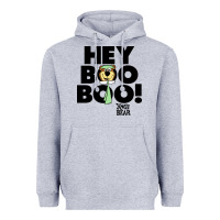 Heather Grey yogi bear Heavyweight Hoodie - artisFamous