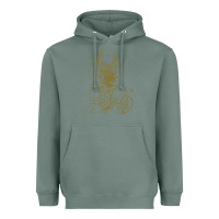 Sage sleeping beauty maleficent crow branchesy Heavyweight Hoodie - artisFamous