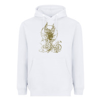 White sleeping beauty maleficent crow branchesy Heavyweight Hoodie - artisFamous