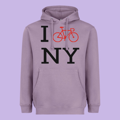 I Bike Ny Funny Bike Heavyweight Hoodie Designed By Artisfamous