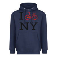 Navy i bike ny funny bike Heavyweight Hoodie - artisFamous