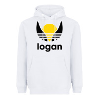 White logan Heavyweight Hoodie - artisFamous