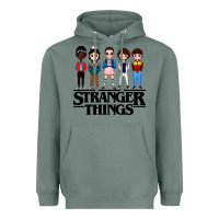 Sage stranger kids Heavyweight Hoodie - artisFamous