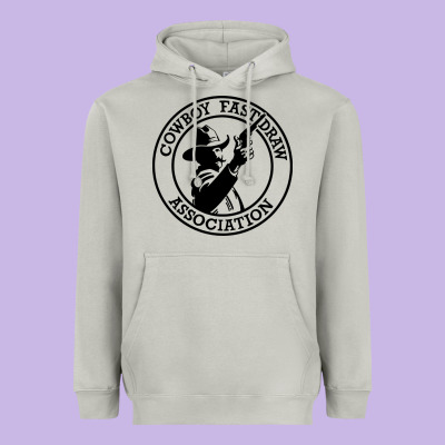 Cowboy Fast Draw Association Heavyweight Hoodie Designed By Artisfamous