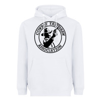 White cowboy fast draw association Heavyweight Hoodie - artisFamous