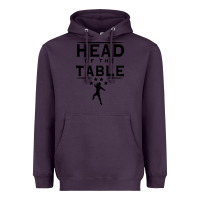 Plum head of the table Heavyweight Hoodie - artisFamous