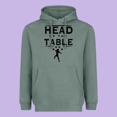 Head Of The Table Heavyweight Hoodie Designed By Artisfamous