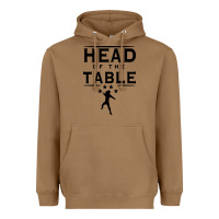 Toasted Coconut head of the table Heavyweight Hoodie - artisFamous