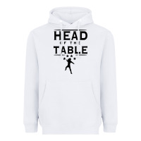 White head of the table Heavyweight Hoodie - artisFamous