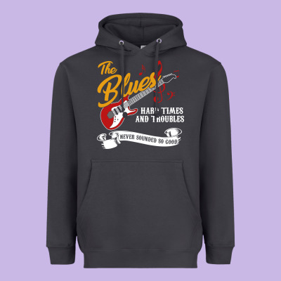 The Blues Music Heavyweight Hoodie Designed By Artisfamous