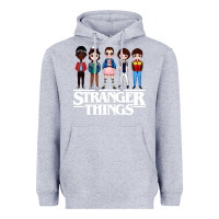 Heather Grey stranger kids Heavyweight Hoodie - artisFamous