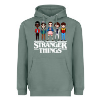 Sage stranger kids Heavyweight Hoodie - artisFamous