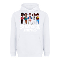 White stranger kids Heavyweight Hoodie - artisFamous
