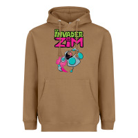 Toasted Coconut Invader Zim Gir Heavyweight Hoodie - artisFamous