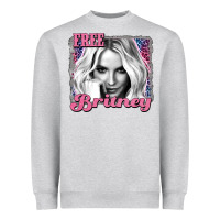 Heather Grey free britney Heavyweight Sweatshirt - AdoDesignShop